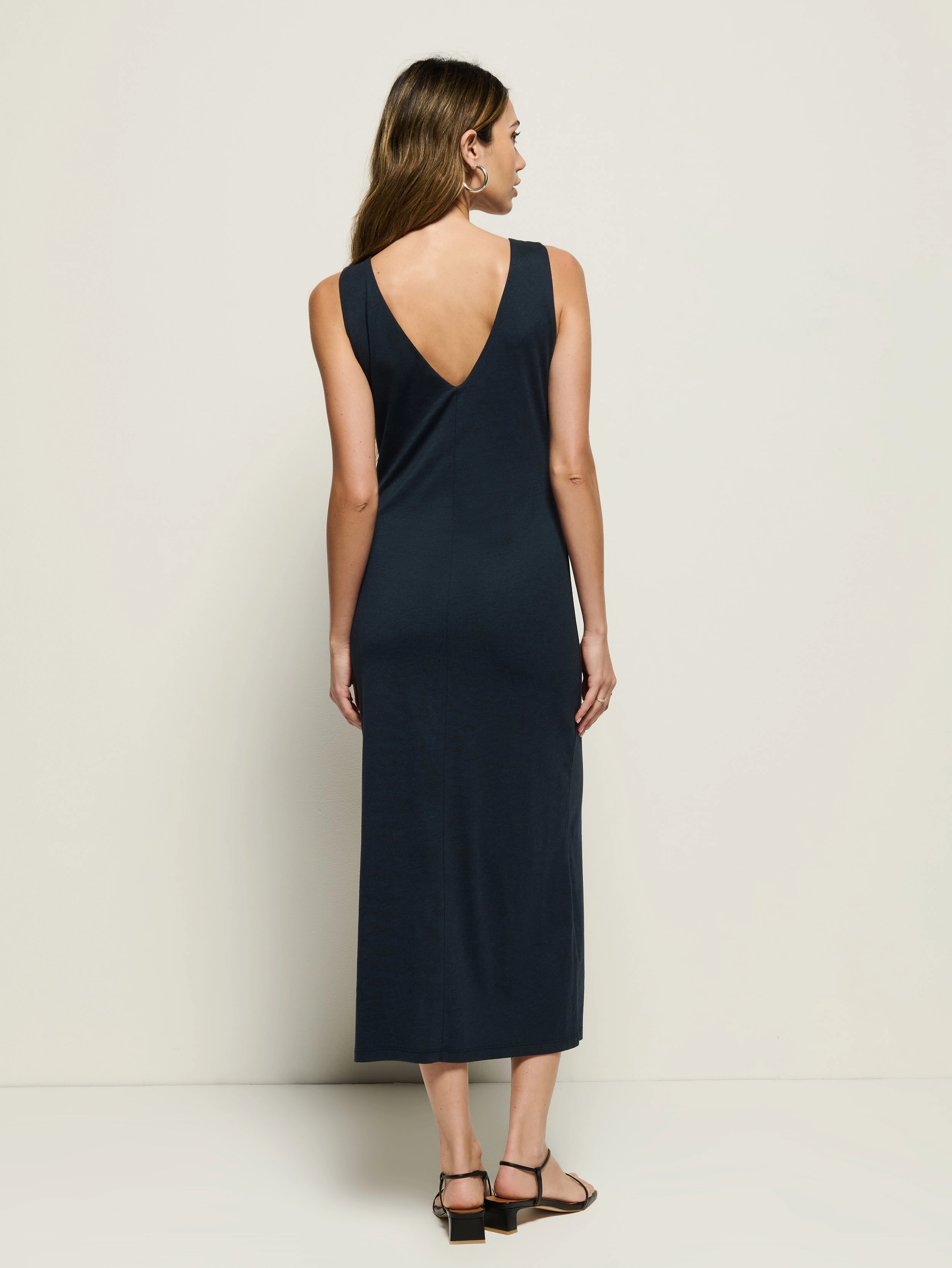 Minimal Aesthetic Soft Touch Gracie Midi Dress