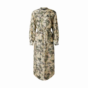 Grey Green Philomene Dress Soft Appearance sweet moment