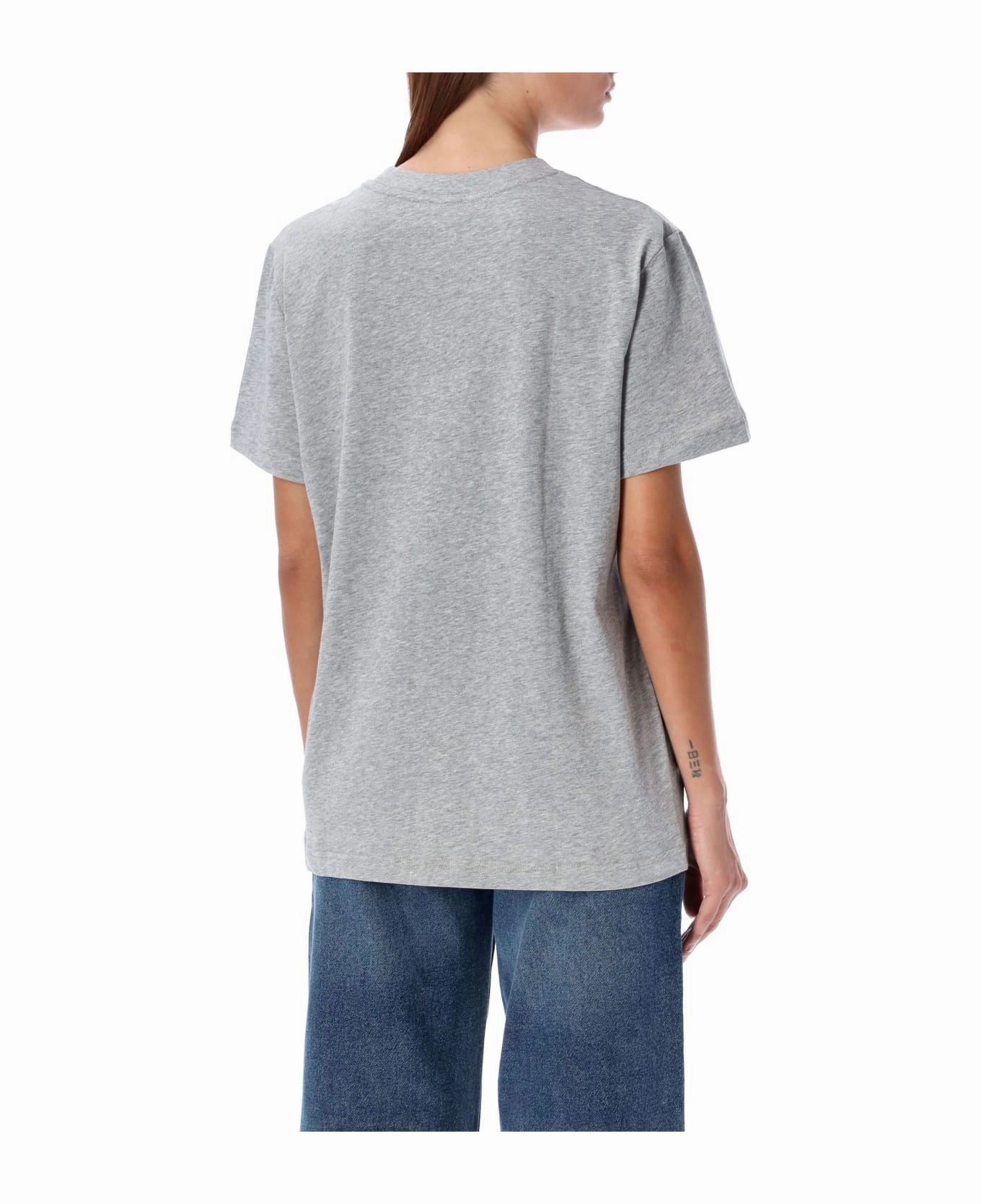 Eco Certified Textile Gris Chine Dark Navy Standard Grand Vpc Gots T-Shirt
