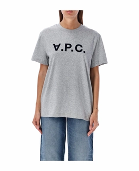 Simple and Relaxed Gris Chine Dark Navy Standard Grand Vpc Gots T-Shirt