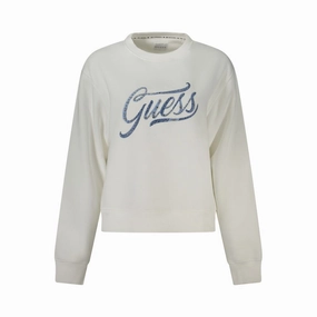 Wrinkle Free Material Guess Jeans Cotton Women Women's Sweater