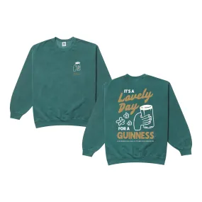Guinness x UN:IK 'Cheers' Vintage Washed Sweater - Green Casual Styling