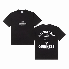 OekoTexCertified Quick Comfort Guinness x UN:IK 'Enjoy Together' Tee - Black
