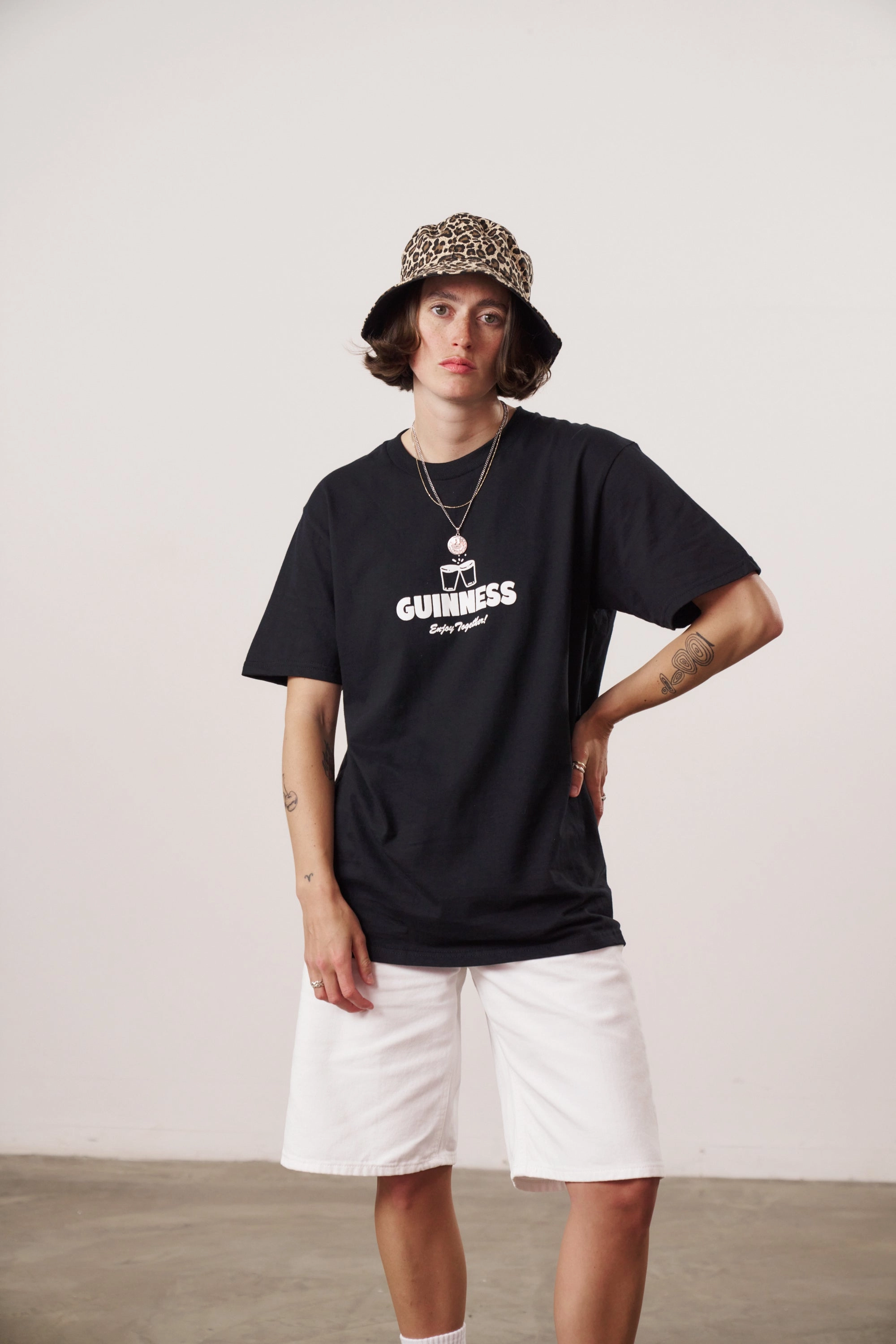Guinness x UN:IK 'Enjoy Together' Tee - Black BreathableMeshLining