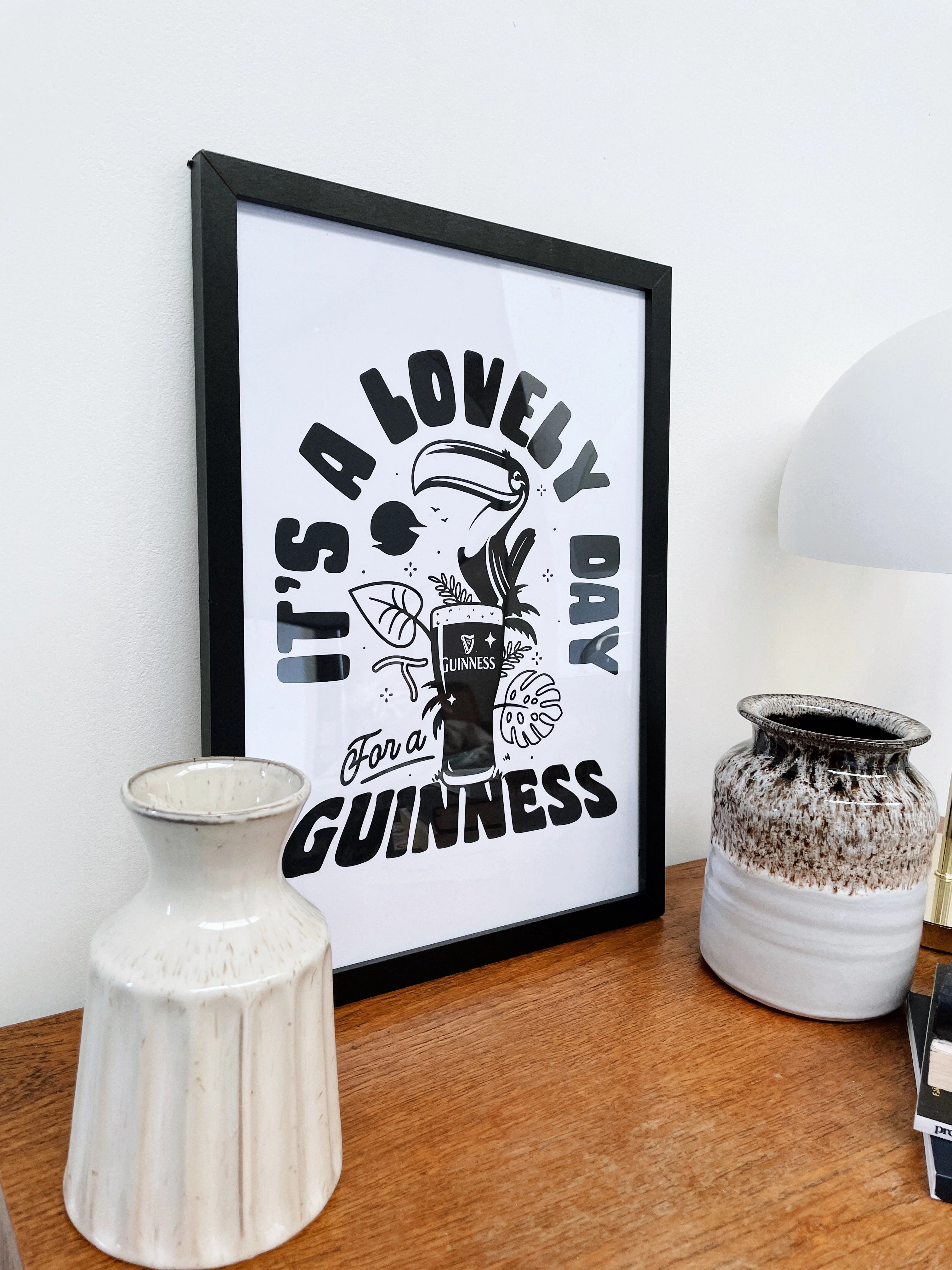 Active Fashion Beach Outfit Guinness x UN:IK 'Jungle' Tee & Print Bundle - White