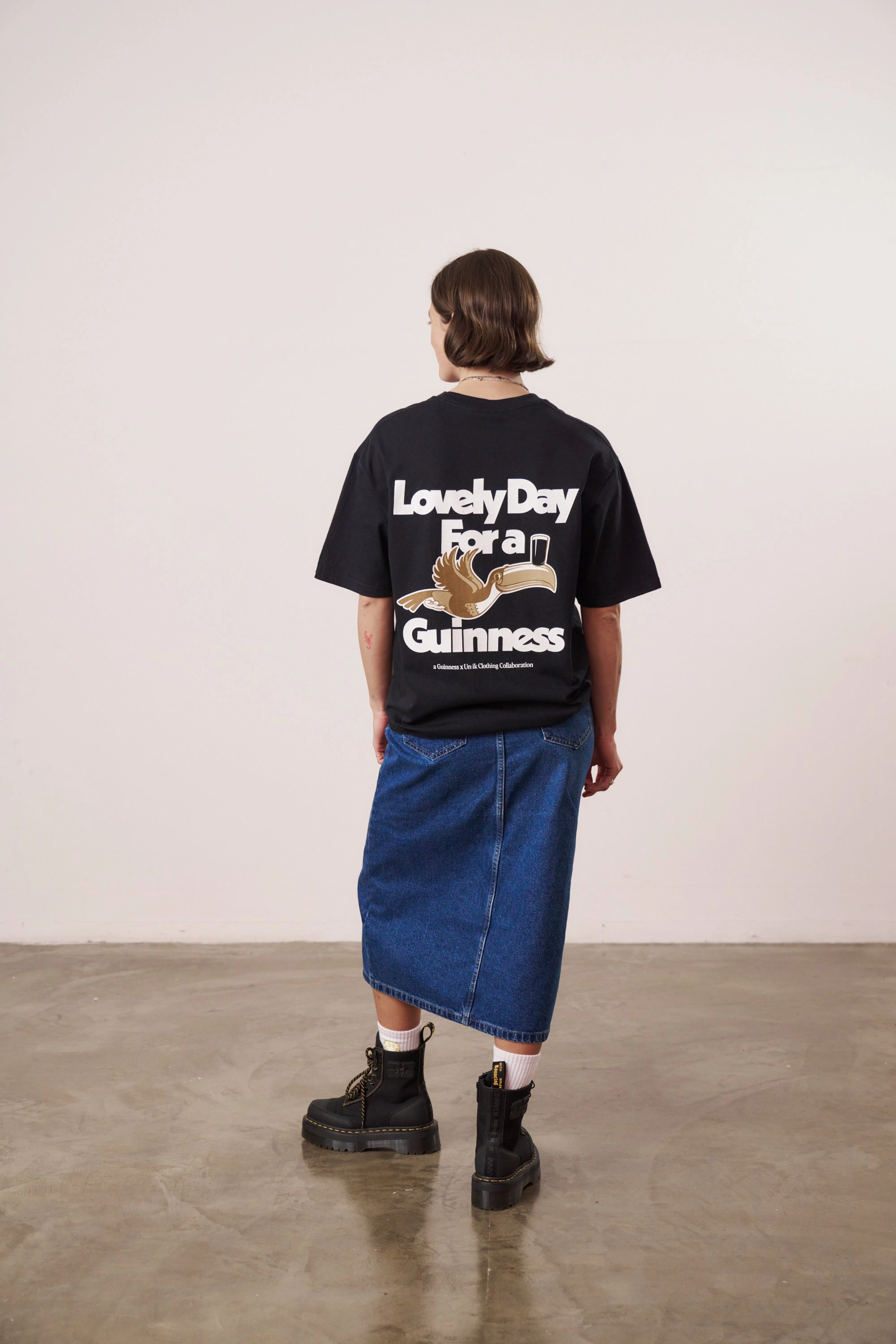 Effortless Fit Guinness x UN:IK 'Lovely Day' Tee - Black