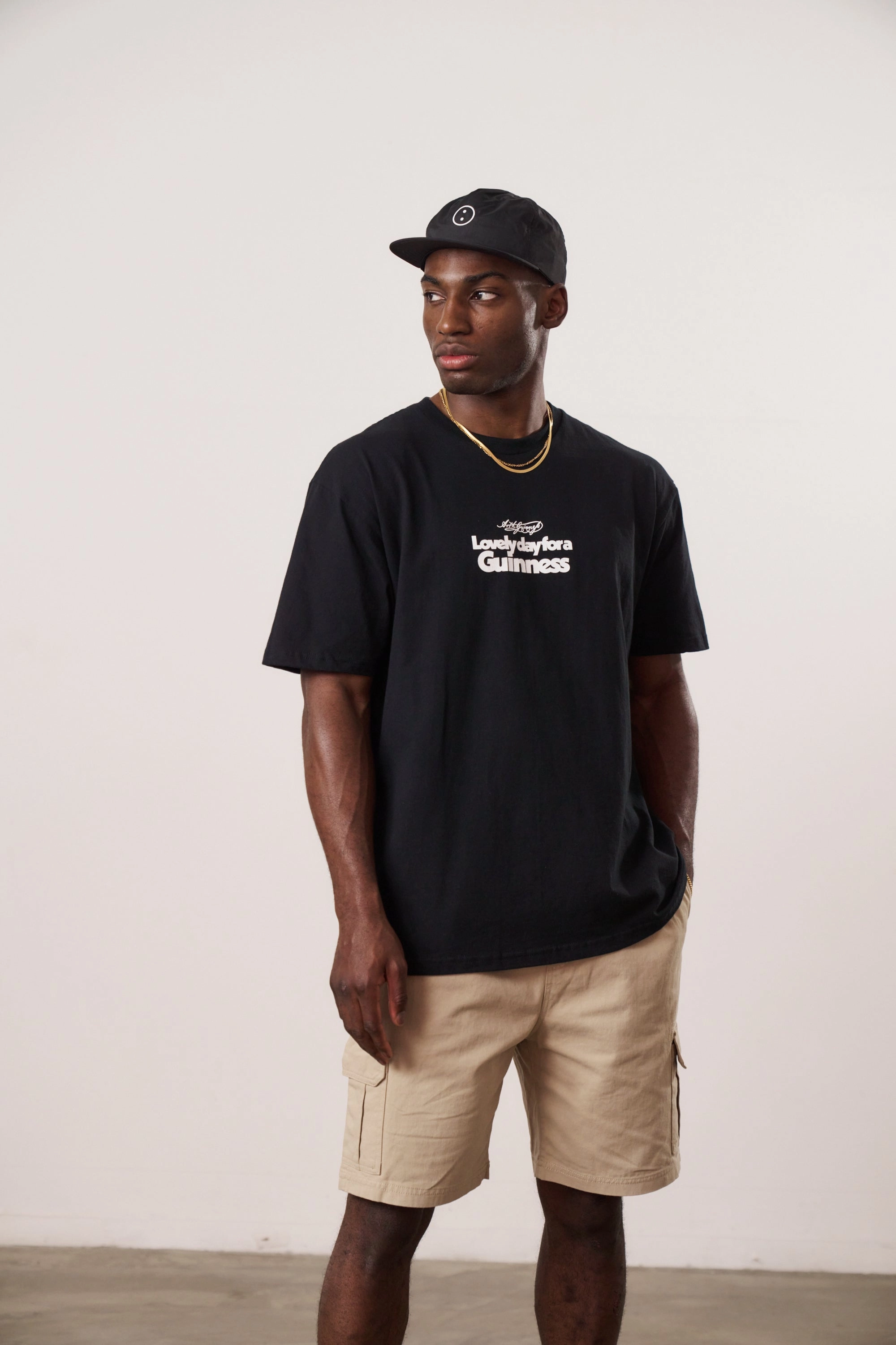 Guinness x UN:IK 'Lovely Day' Tee - Black Picnic