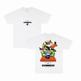 Guinness x UN:IK 'Lovely Drops' Tee - White Sporty Design