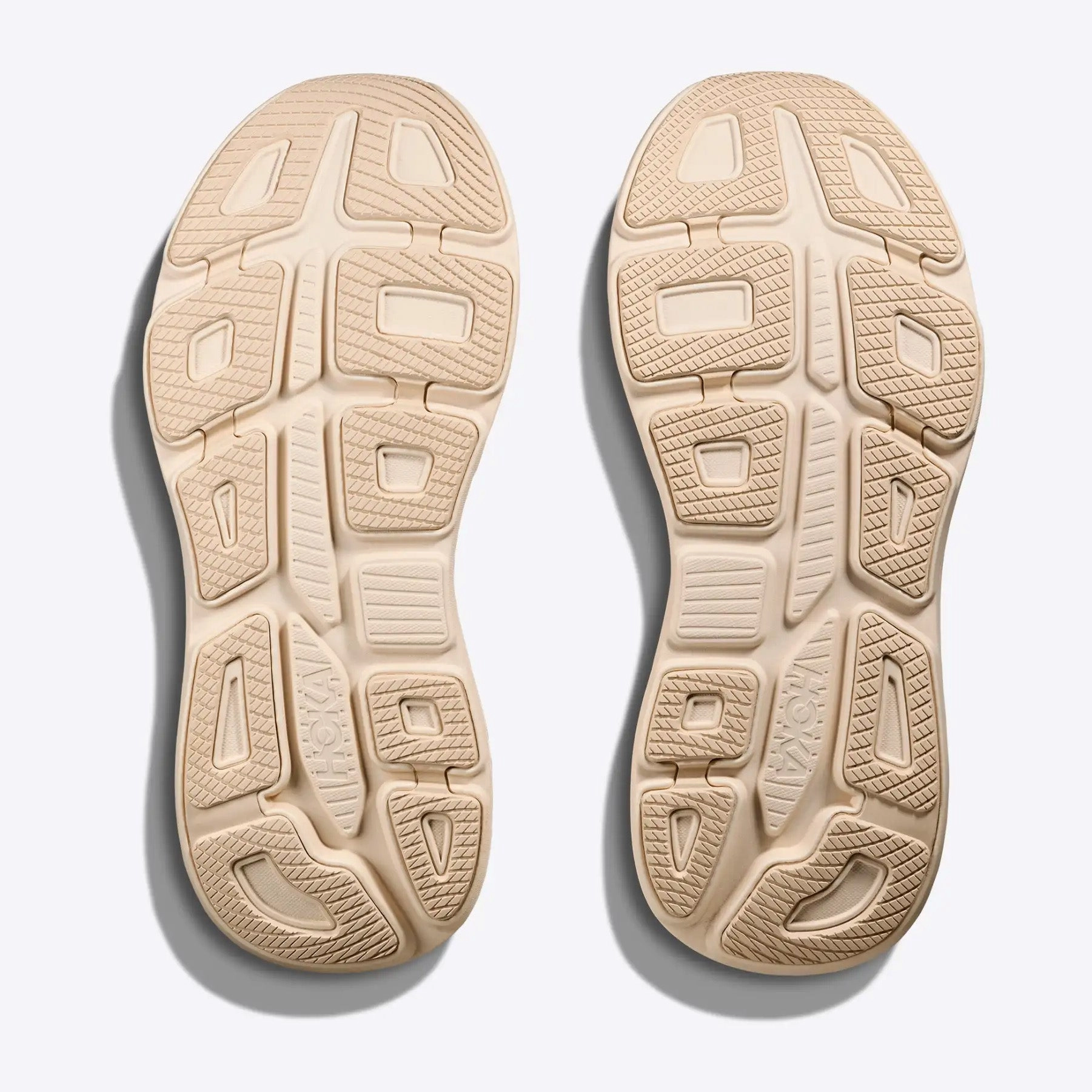 Men's Bondi 9 Running Shoes Oatmeal / Oat Milk Foam Pillar Suspension