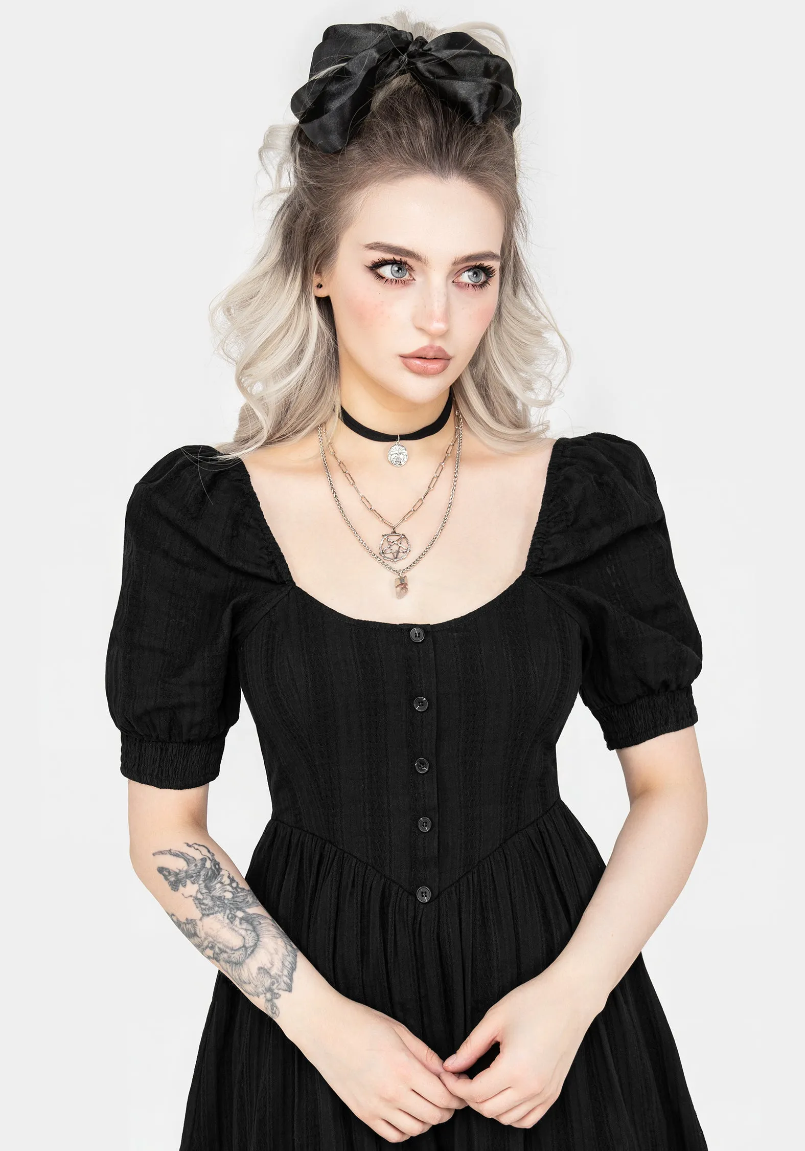 Outdoor Ready custom-fit Marcia Broderie Midaxi Dress