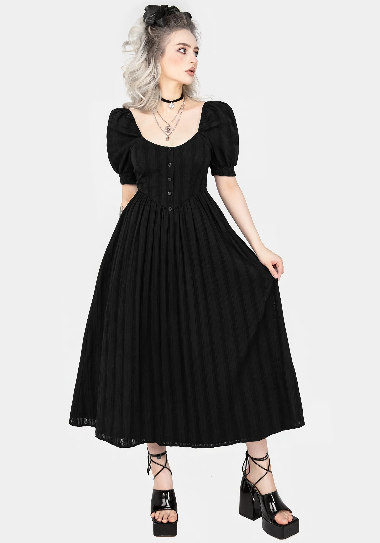 Smart and Elegant Lace Ease Marcia Broderie Midaxi Dress