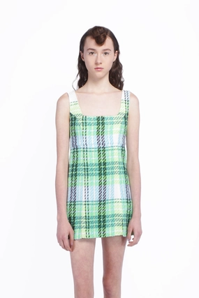 Capri Plaid Mini Dress Modern Layering
