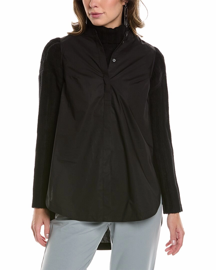 Outdoor Style Layered Fashion AllSaints Claude Wool & Yak-Blend Sweater
