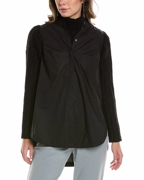 Outdoor Style Layered Fashion AllSaints Claude Wool & Yak-Blend Sweater