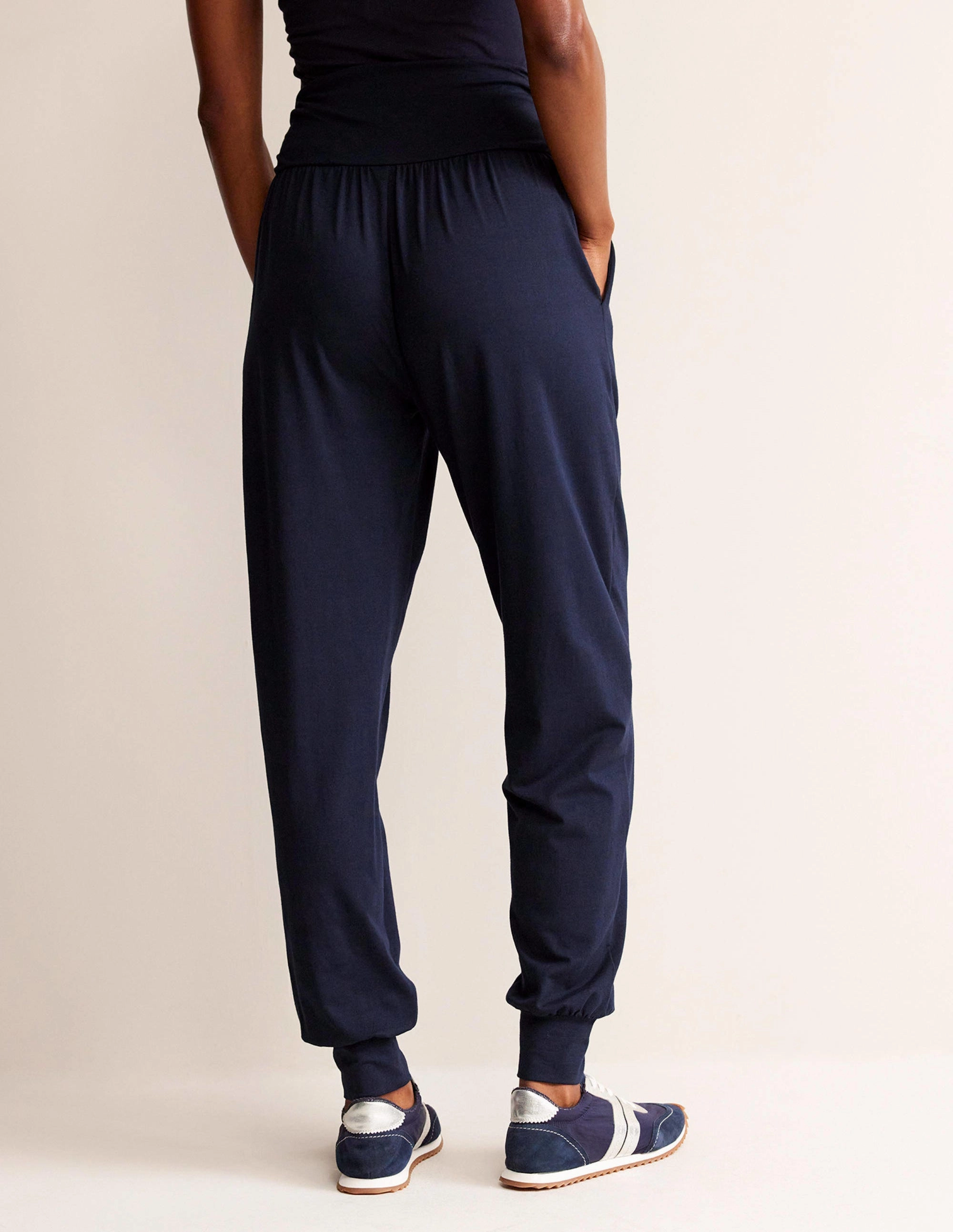 EasyCareFabric Hareem Jersey Joggers-Navy