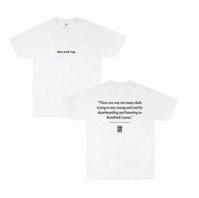 HAVE A GD TRIP 'Kendrick' Tee - White Perfect Comfort