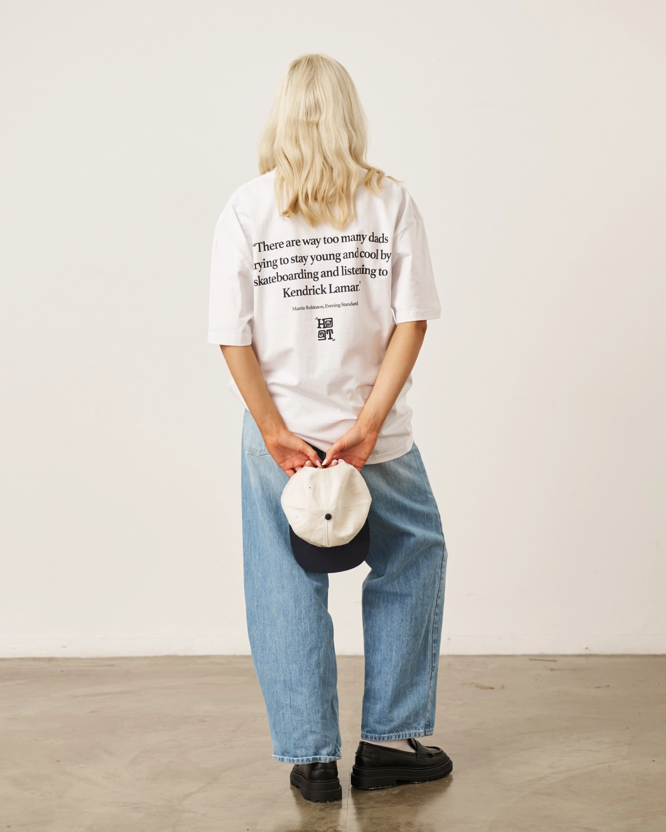 HAVE A GD TRIP 'Kendrick' Tee - White Moisture wicking Trendy Tops