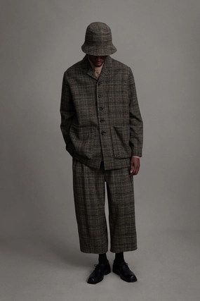 THE PHOTOGRAPHER JACKET / PRINCE OF WALES CARDAMOM Classic Cut Smooth Finish