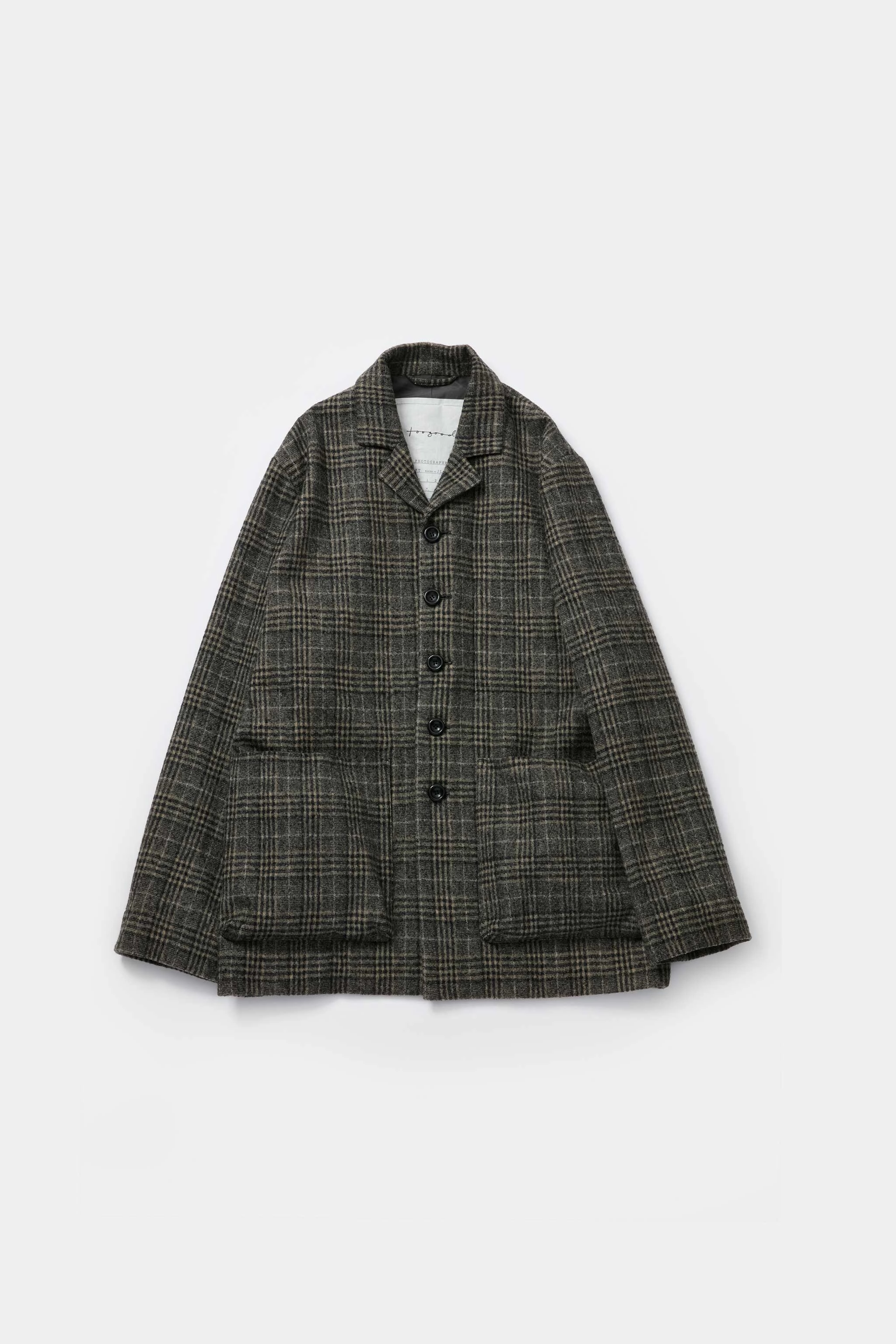 THE PHOTOGRAPHER JACKET / PRINCE OF WALES CARDAMOM Anti Static Interior Classic Cut
