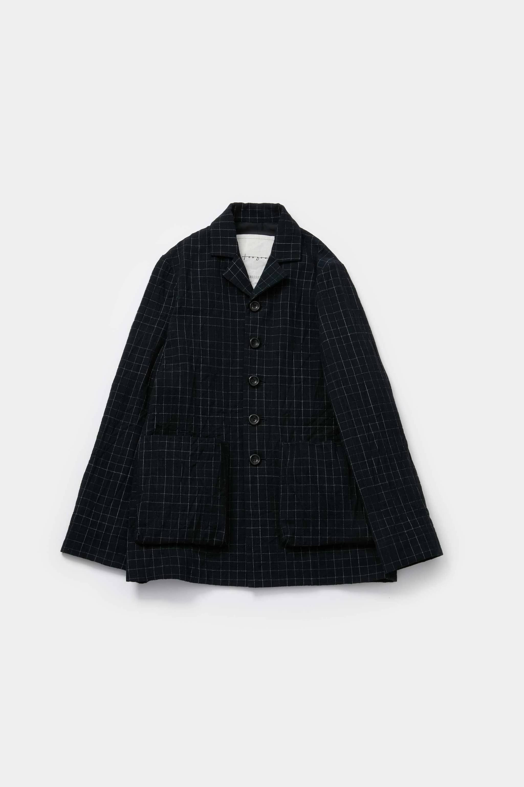 Layer Essential Piece THE PHOTOGRAPHER JACKET / CRUMPLED CHECK INK