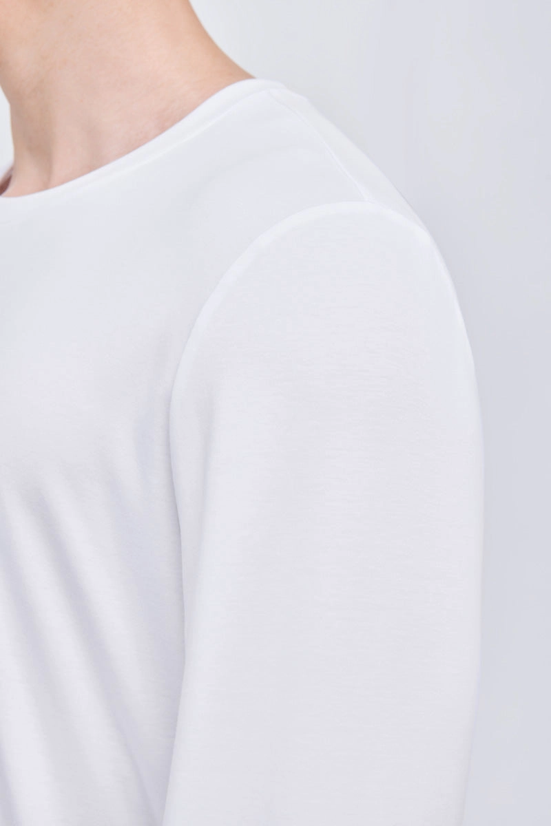 HeatGuard Crew Neck Long Sleeve T-Shirt | White WH001Z AntiStatic Properties