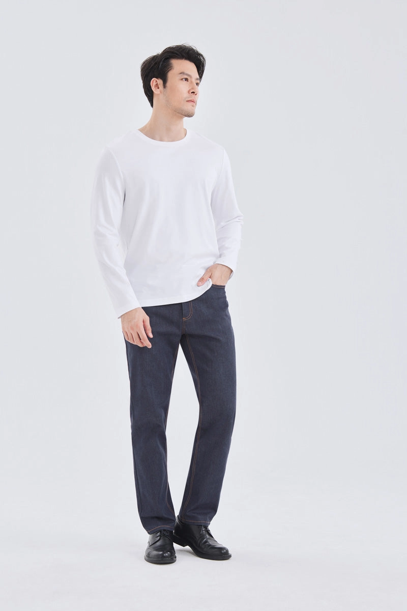 graduation Bright and Bold HeatGuard Crew Neck Long Sleeve T-Shirt | White WH001Z
