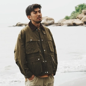 HeatRegulatingFabric (JK359) Hunting Jacket Parka Advanced Layering System Crisp Detail