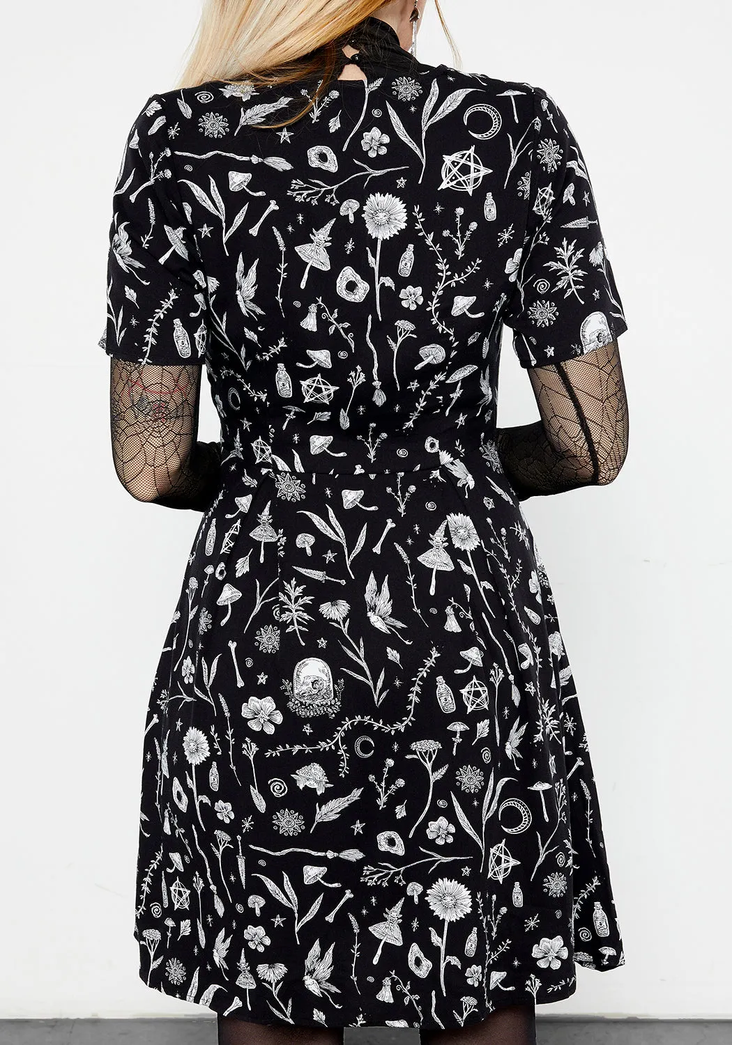 Hedgewitch Mini Dress Street Motion Quilted-Texture