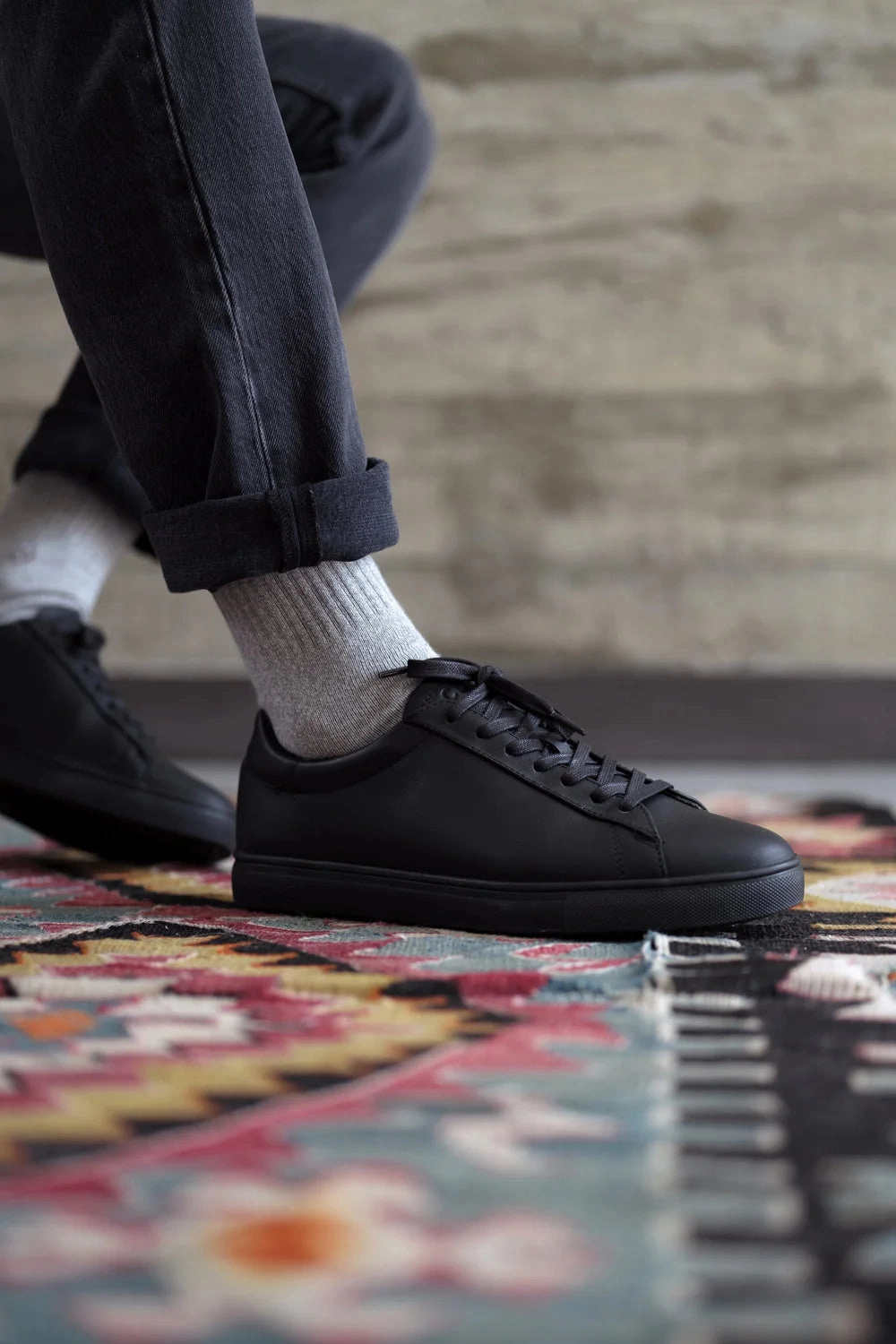 Leather Sneakers Responsive Support