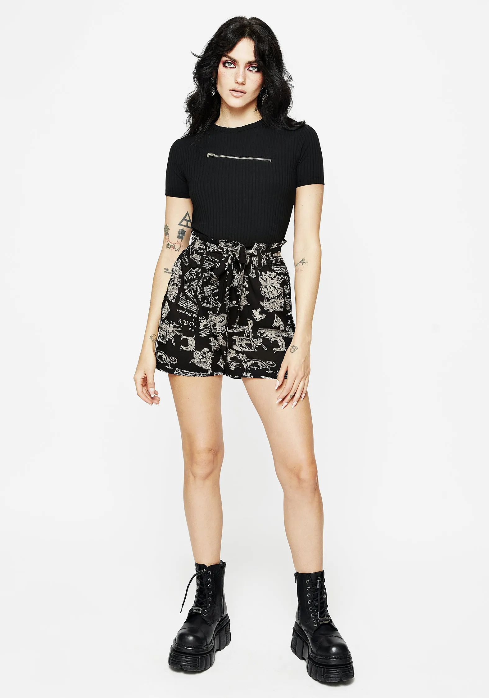 Heresy Paperbag Shorts Reinforced Stitching Everyday Wear