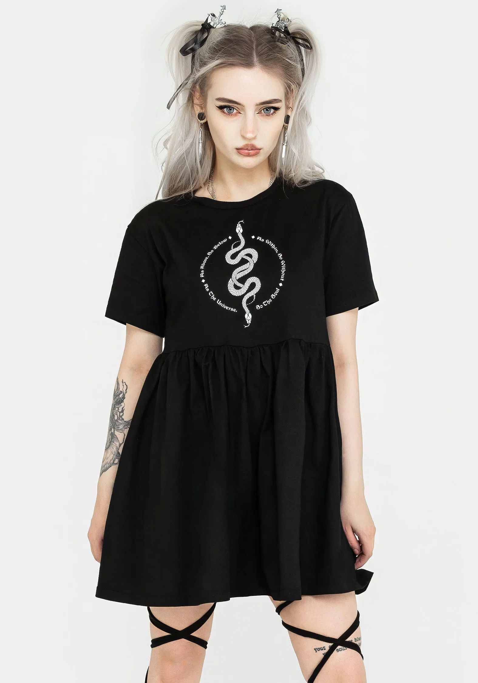 Hermetica Jersey Skater Dress Travel-Pack Playful Cut