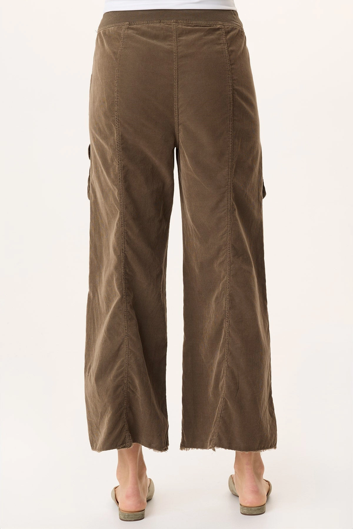 Comfortable fit Heta Corduroy Wide-Leg Drawstring Cargo Pant