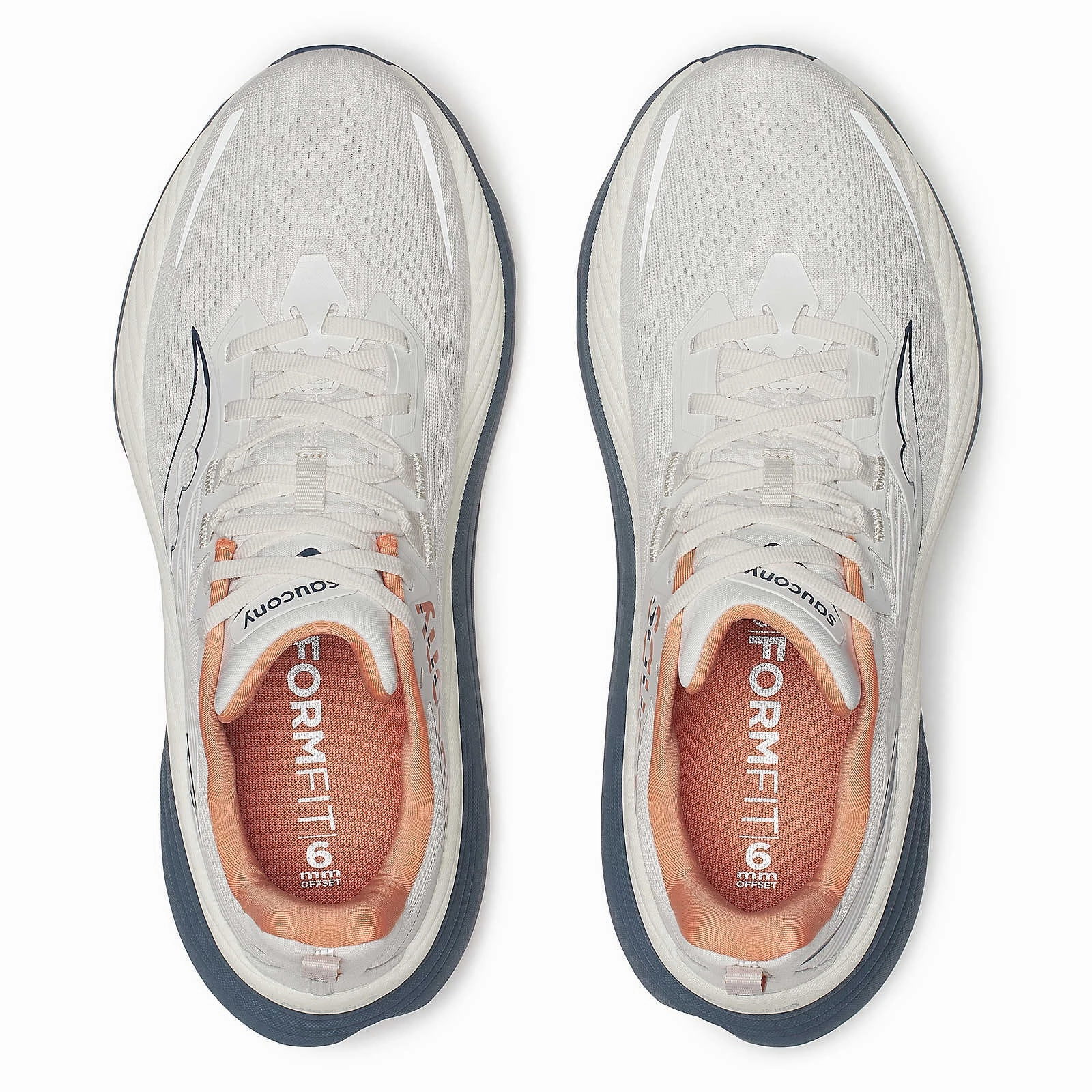 high - top footwear unbranded running wear Saucony Men's Hurricane 24 Running Shoes Vanilla / Dusk