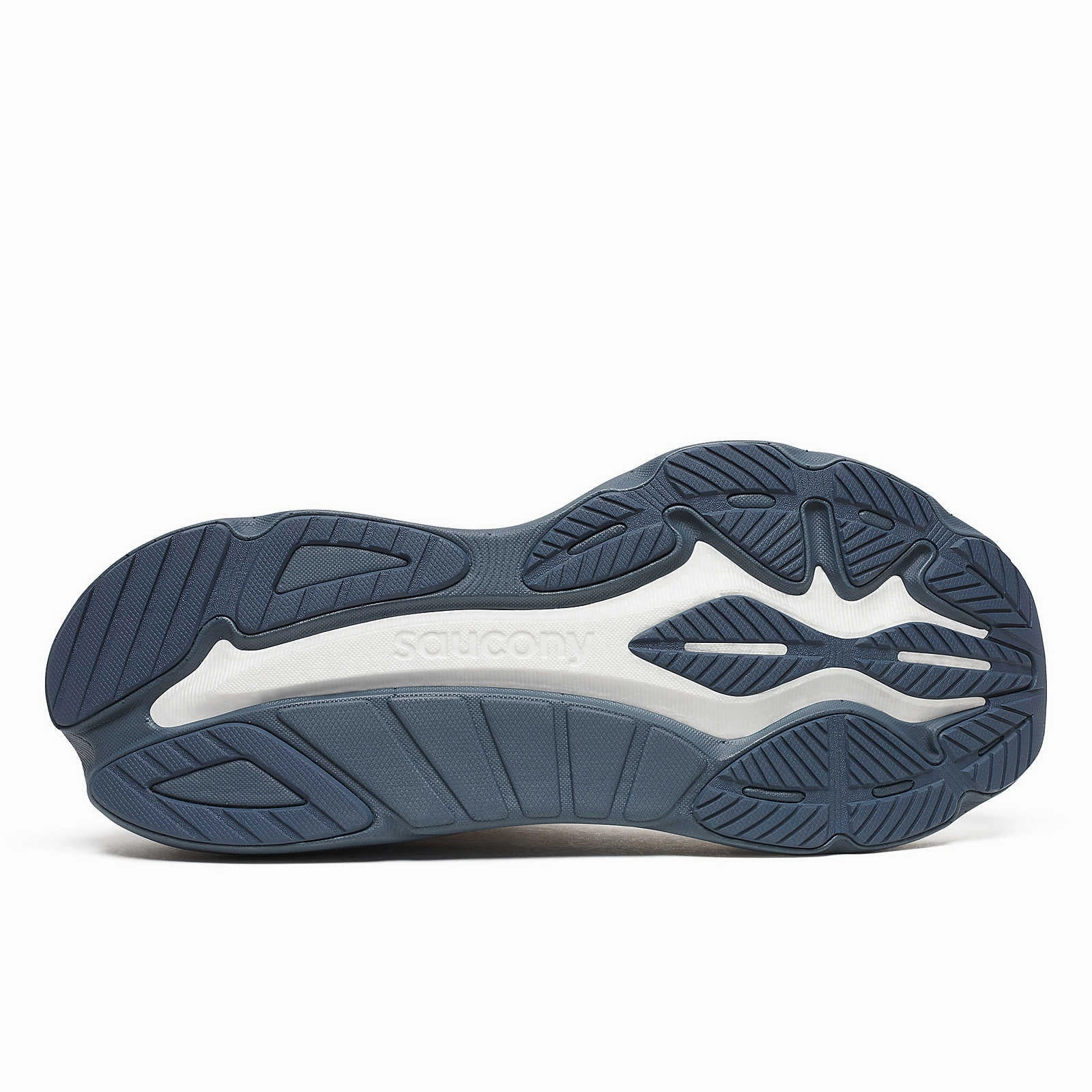 Multi directional traction Saucony Men's Hurricane 24 Running Shoes Vanilla / Dusk