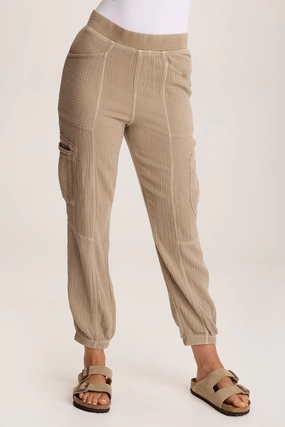 Cushioned Comfort Active Style Hidalgo Plush Gauze Jogger