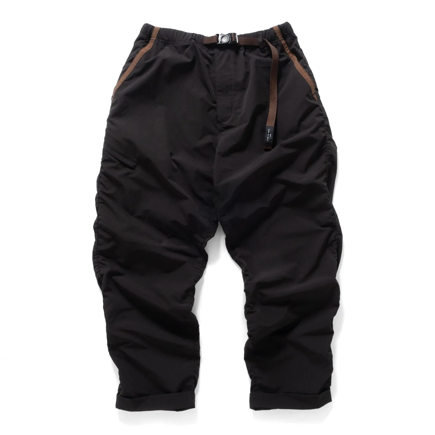 (PT390) Tapered Gathered Pants LightweightInsulation High Rise Design