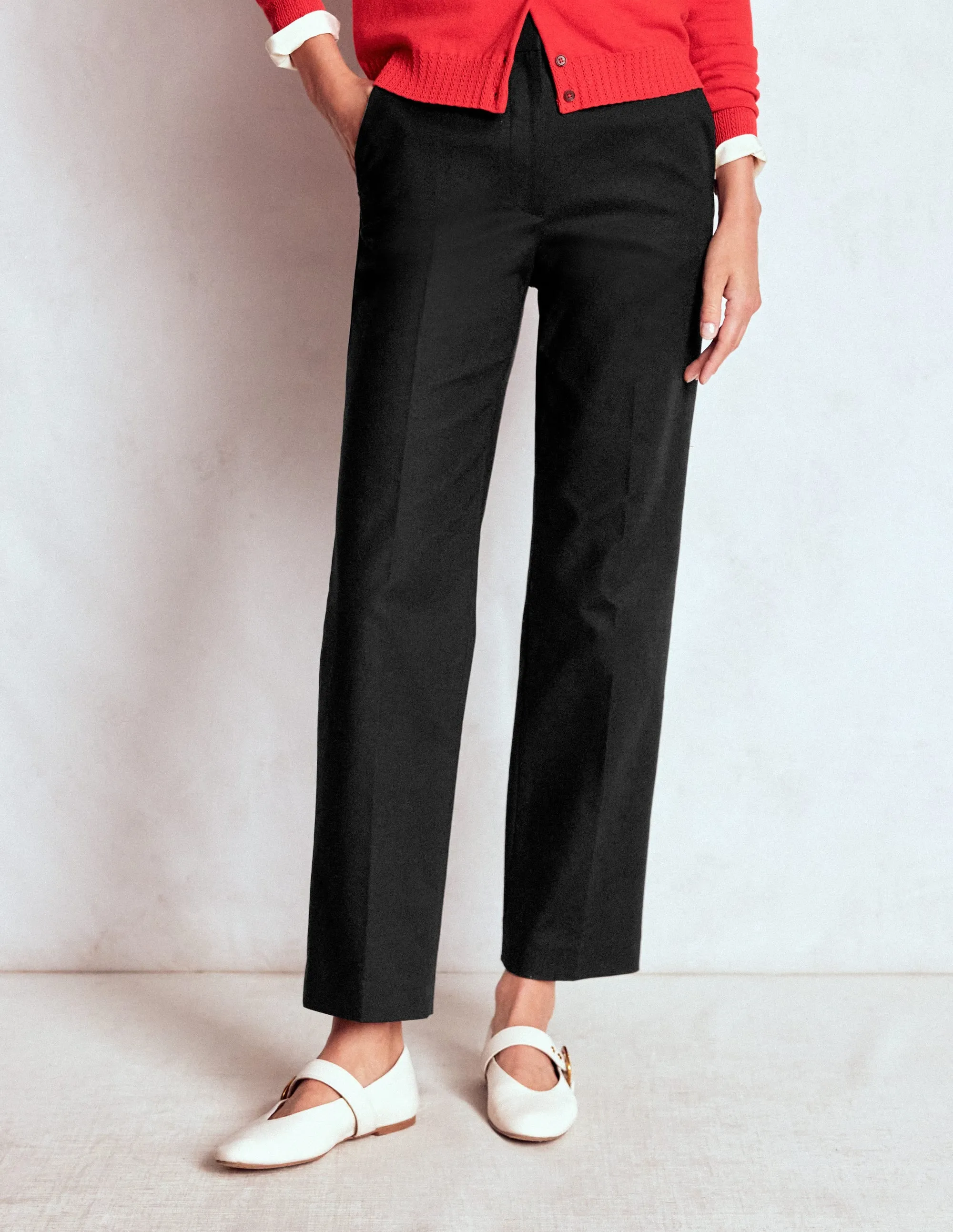 Freedom Motion Breath Friendly Canonbury 7/8 Trousers-Black