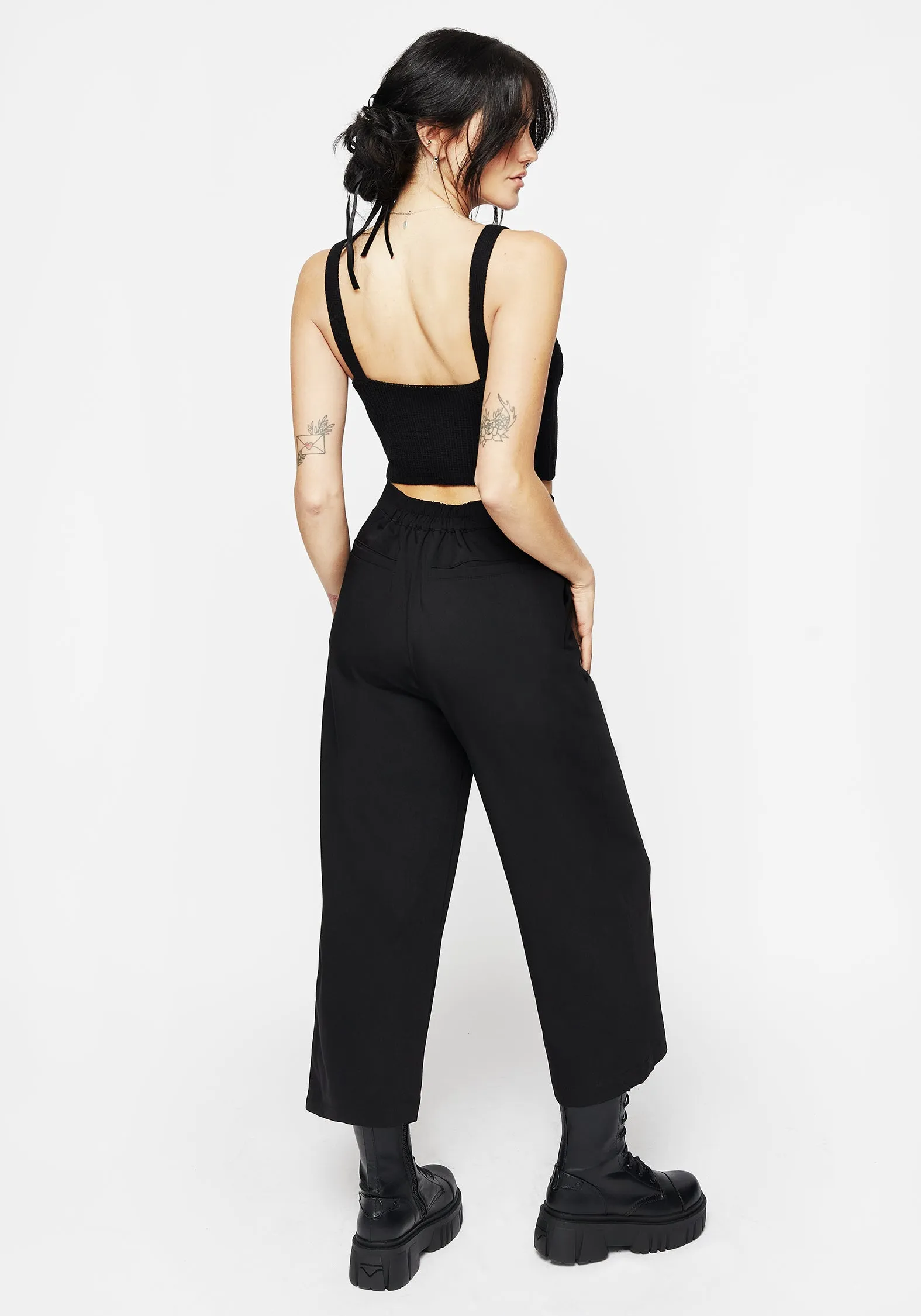 QuickDryTechnology Eustacia Wide Leg Culotte Trousers