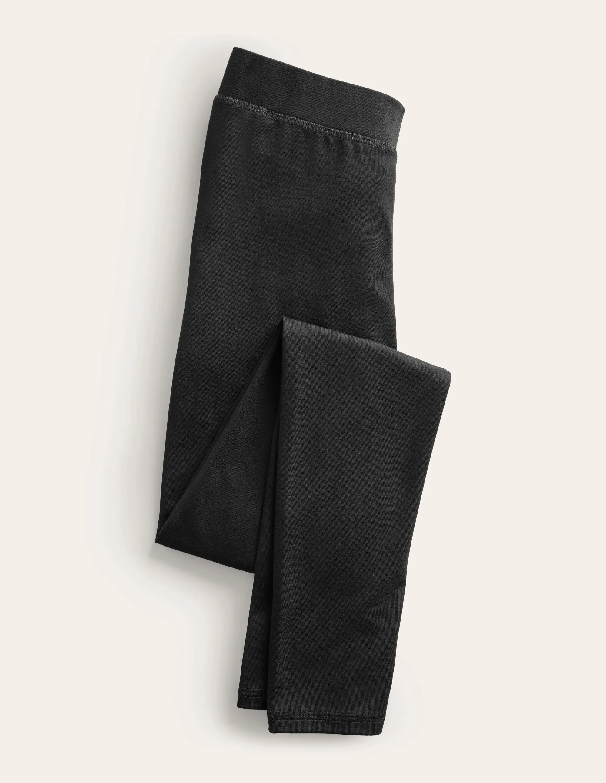 Urban appeal Clean Finish High Rise Jersey Leggings-Black