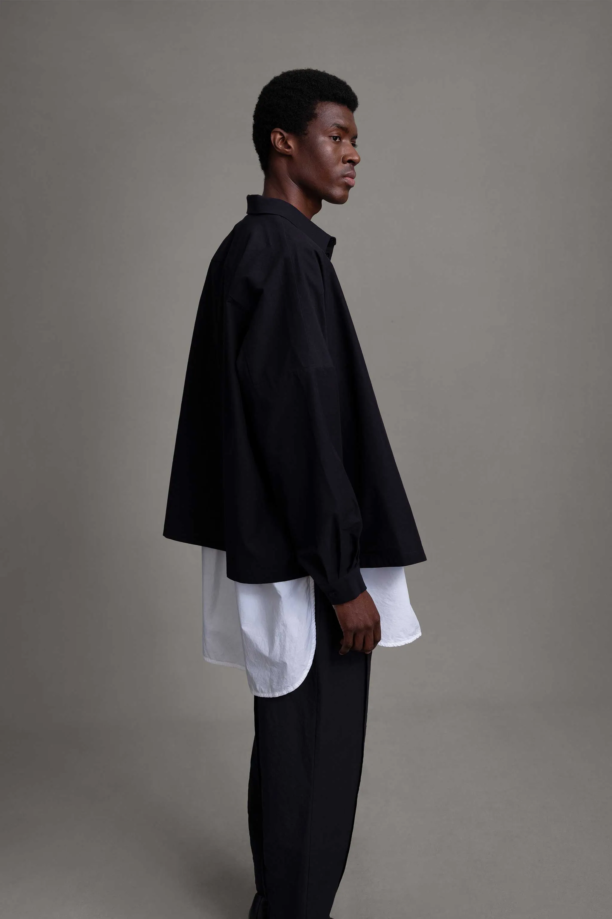Trendsetting Casual Hangout THE FARRIER SHIRT / STRUCTURED COTTON INK