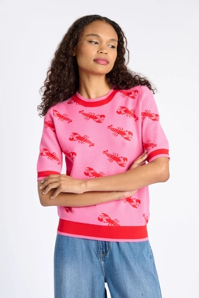 The Short Sleeve Jumper with lobster Breathable fabric