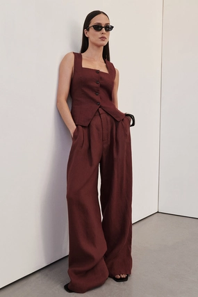Timeless Appeal Outdoor Essentials FRAN SAHARA LINEN PANT