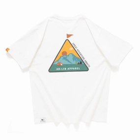 (ZT1543) Day Outdoor Graphic Tee Pocket Detailing