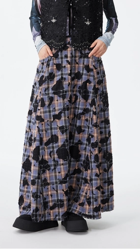 Patchwork Lace Flare Skirt Vibe Shot