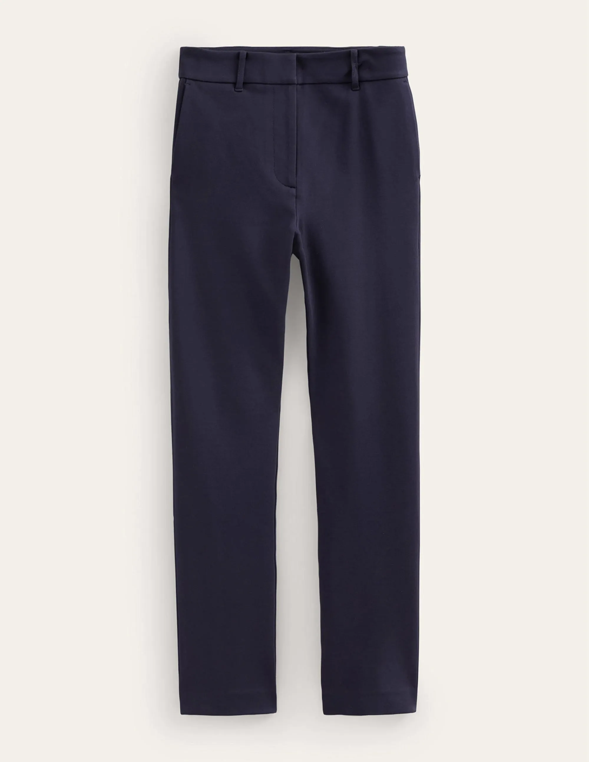 Highgate Ponte Trousers-Navy BreathableMaterial Formal Look