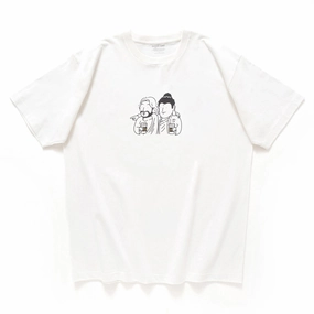 (ZT1757) Sacred Coffee Time Graphic Tee Relaxed Wearable Preppy