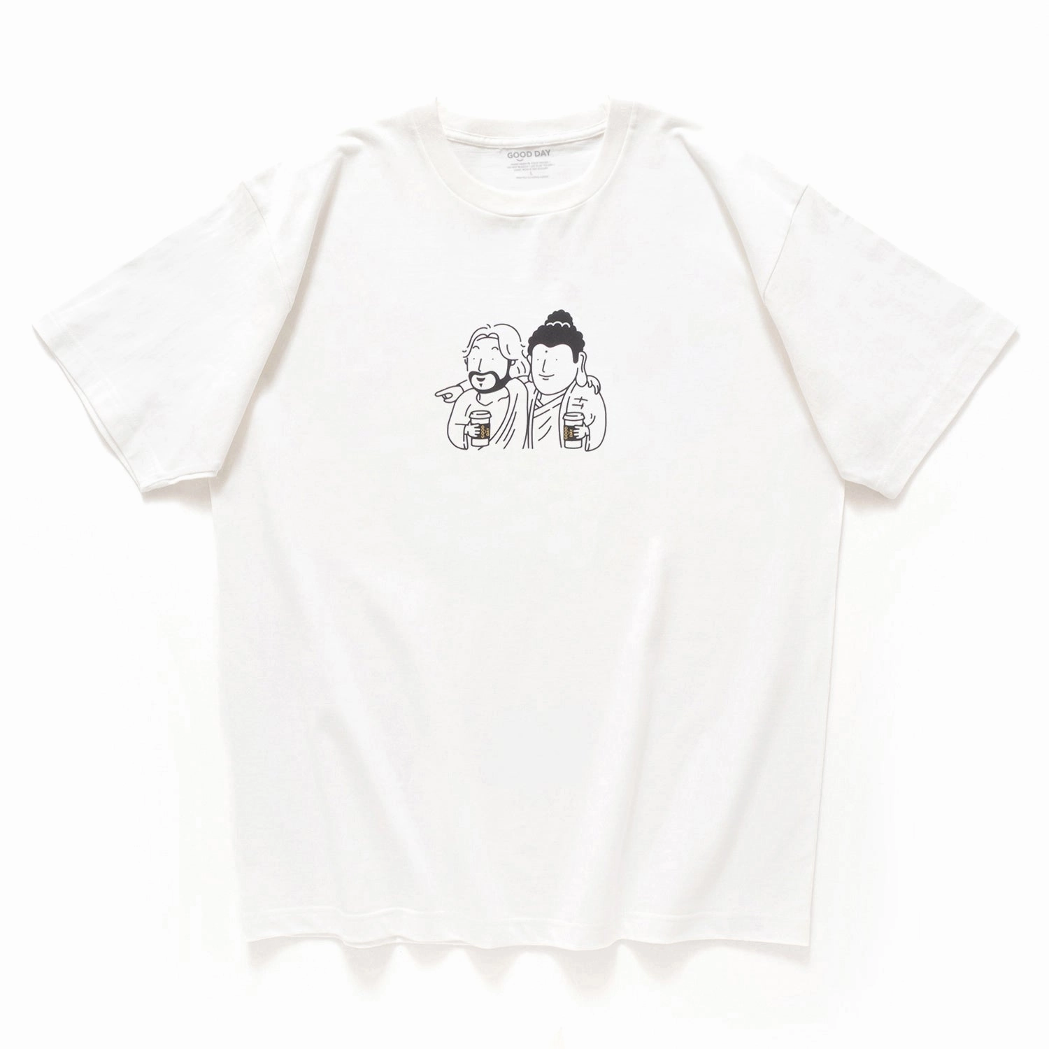 (ZT1757) Sacred Coffee Time Graphic Tee Outdoor Comfort Style Stretchable Fabric