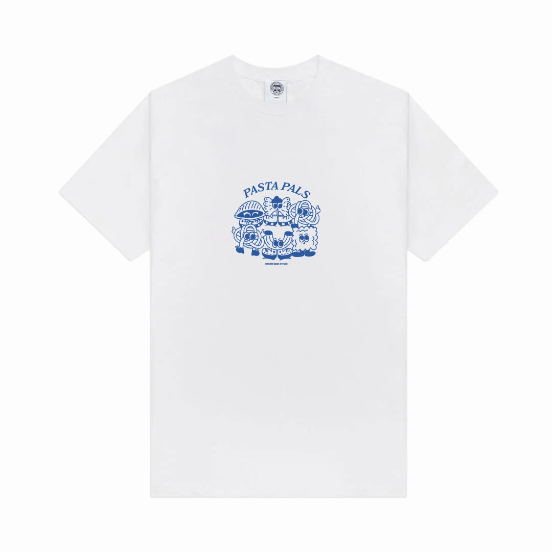 Relaxed Torso Fit Other Side Store 'Pasta Pals' Tee - White