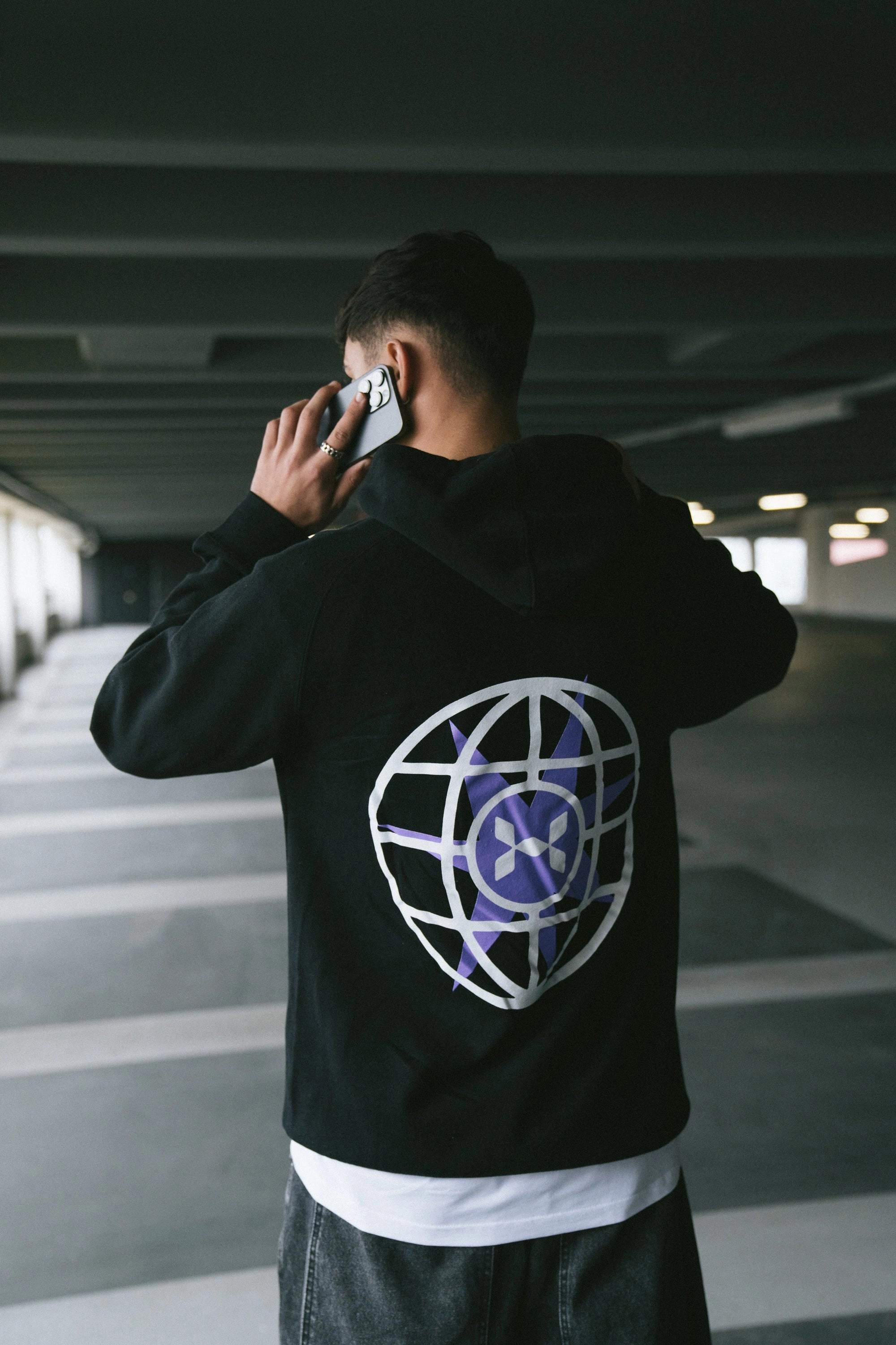History Of Rave 'Logo' Hoodie - Black Functional Design Dingo like