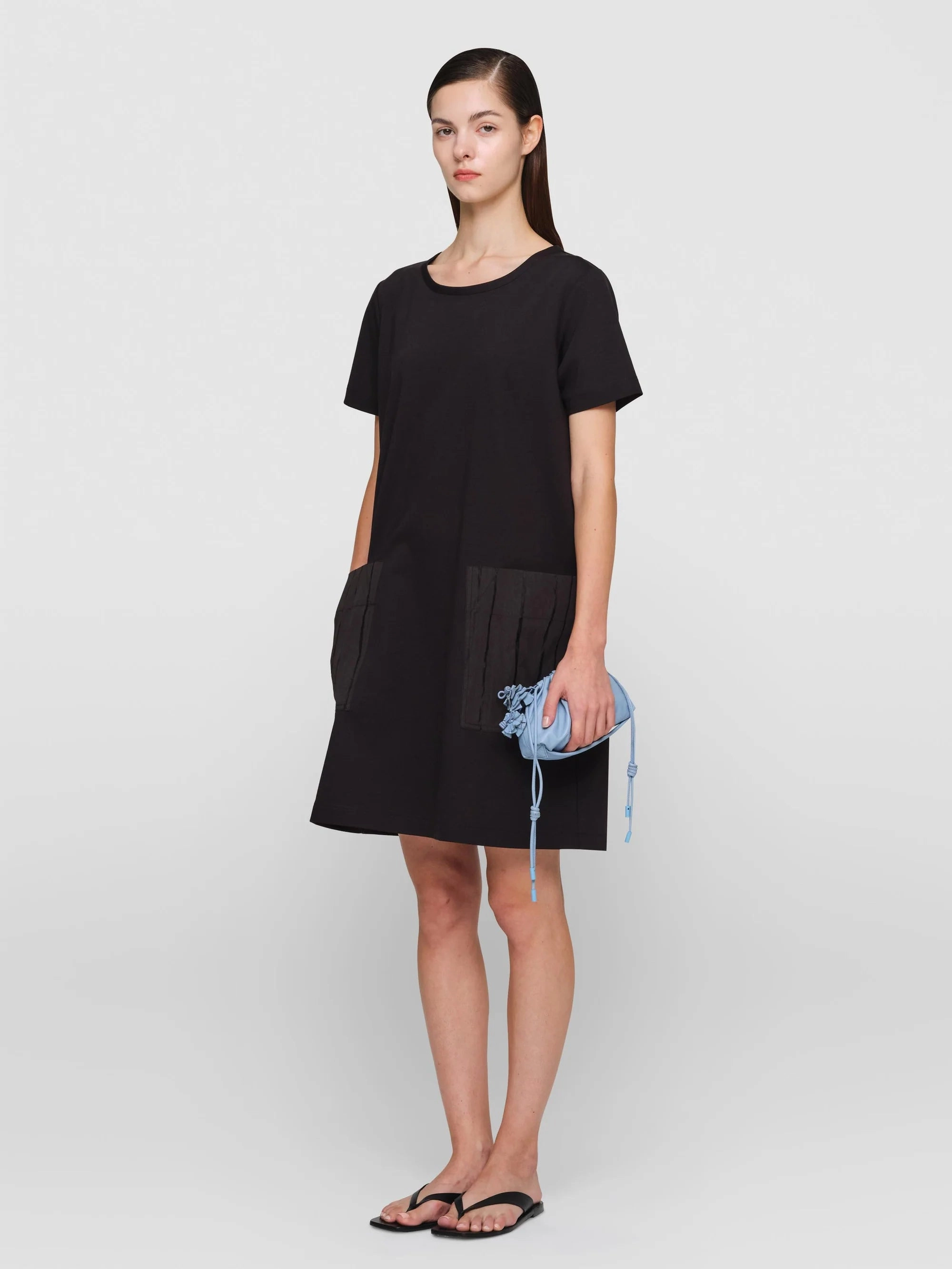 Hockney Technical Jersey Dress Breathable Material Sleek Tone